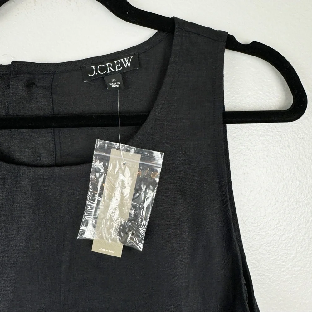 J. Crew Black Halter A-line Cocktail Mini Dress - Picture 7 of 8